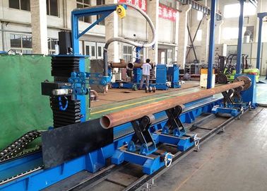 6000mmの有効な長さの交差6の軸線CNCの管の打抜き機