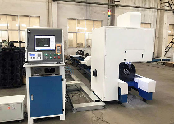 水冷却 12KW CNC鋼管切断機 Raycus IPGファイバーレーザーパワー
