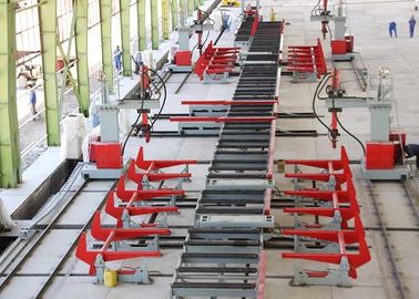 ローラー コンベヤーの頑丈な生産ライン、Transfoming Hのビーム ラインに荷を積む2.5 T/m
