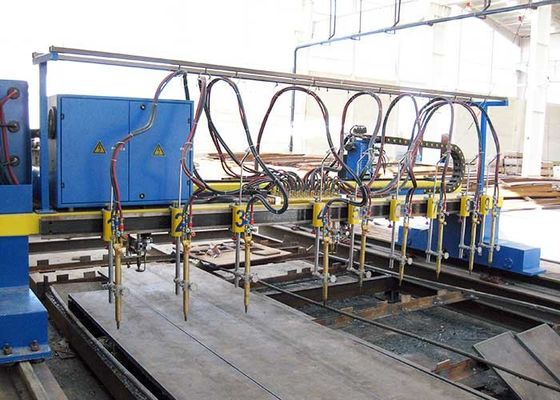 Hのビーム生産ラインのためのCNC5-4000X12000ガントリー タイプ ストリップのフレーム切断機械