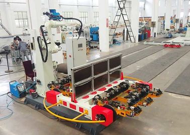 アルミニウム皿/アルミニウム パレット溶接のための自動ロボティック溶接システム場所