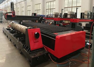 米国Hyperthermが付いている厚い金属板および鋼鉄管CNC血しょう打抜き機